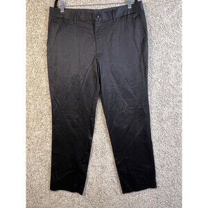 Zara Basic Mens Dress Pants Black Size 38 Straight Casual Work